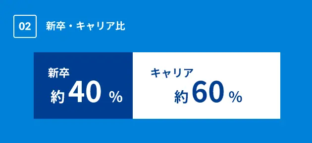 新卒・キャリア比
